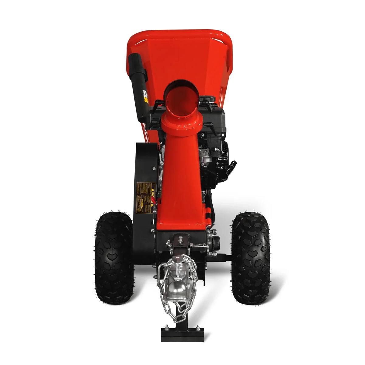MechMaxx 4 inch DUCAR 212cc 7hp Gas Engine Powered Wood Chipper with Towbar, GS650