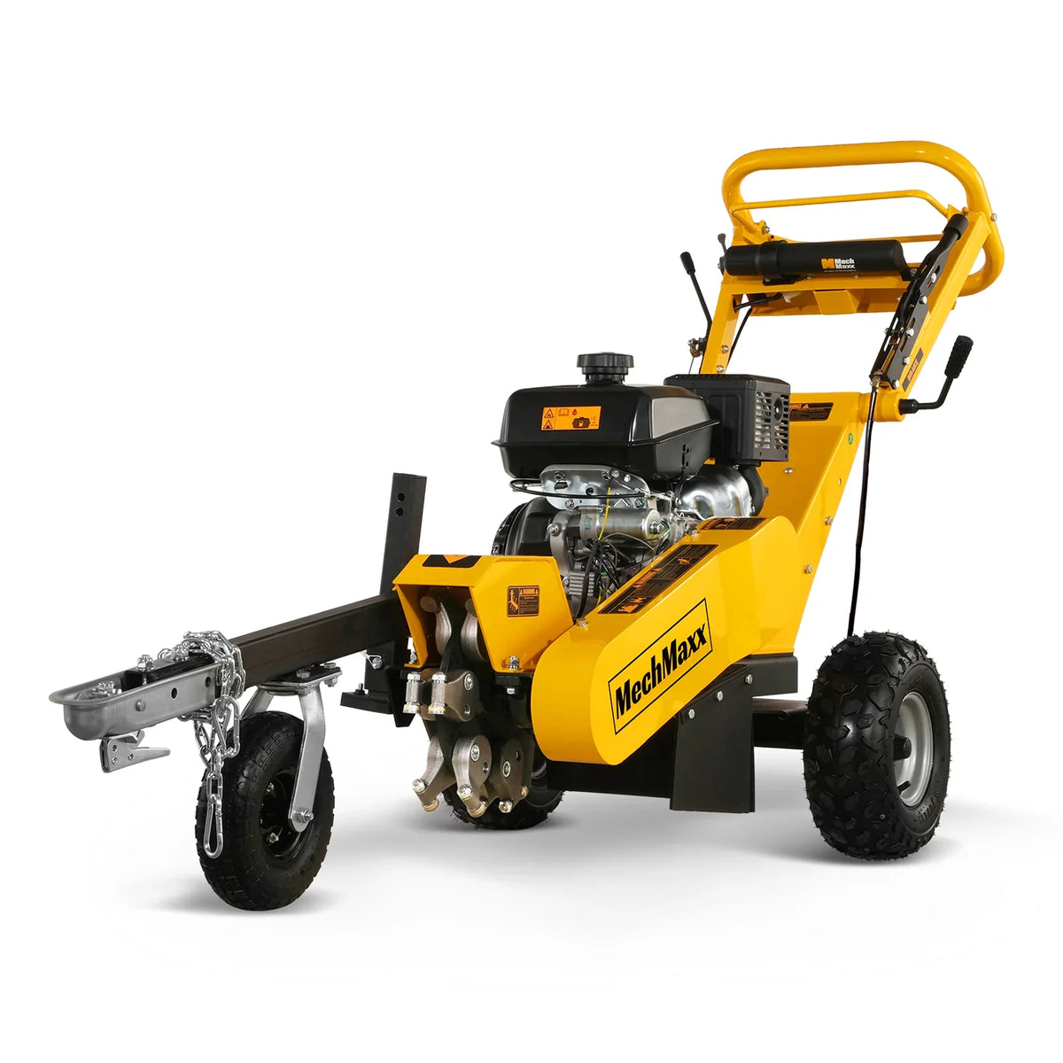 MechMaxx 15-inch 14hp 429cc KOHLER E-Start Stump Grinder with Tow Bar, SG380