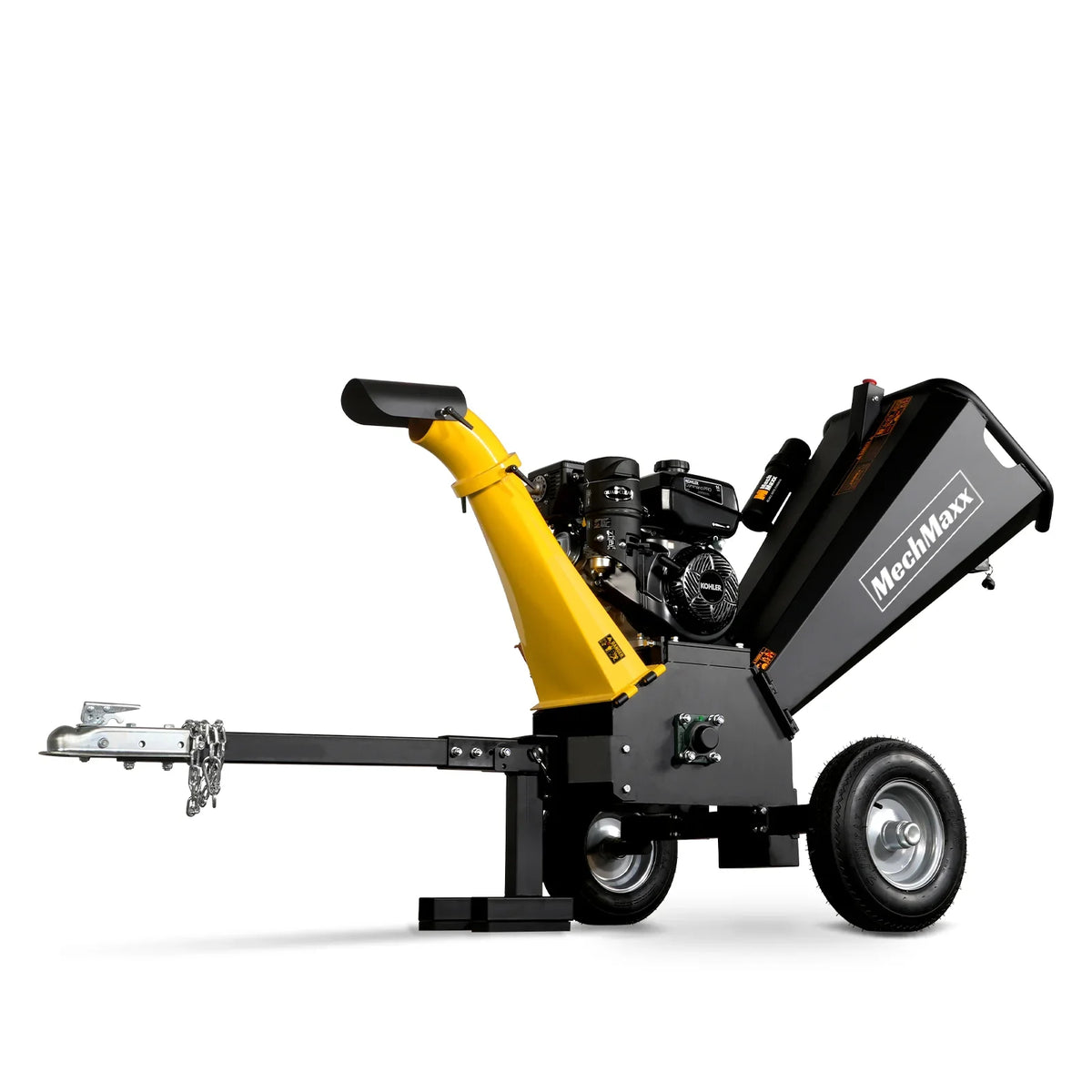 MechMaxx 5 inch E-start KOHLER 429cc Gasoline Engine Powered Wood Chipper, GS1500