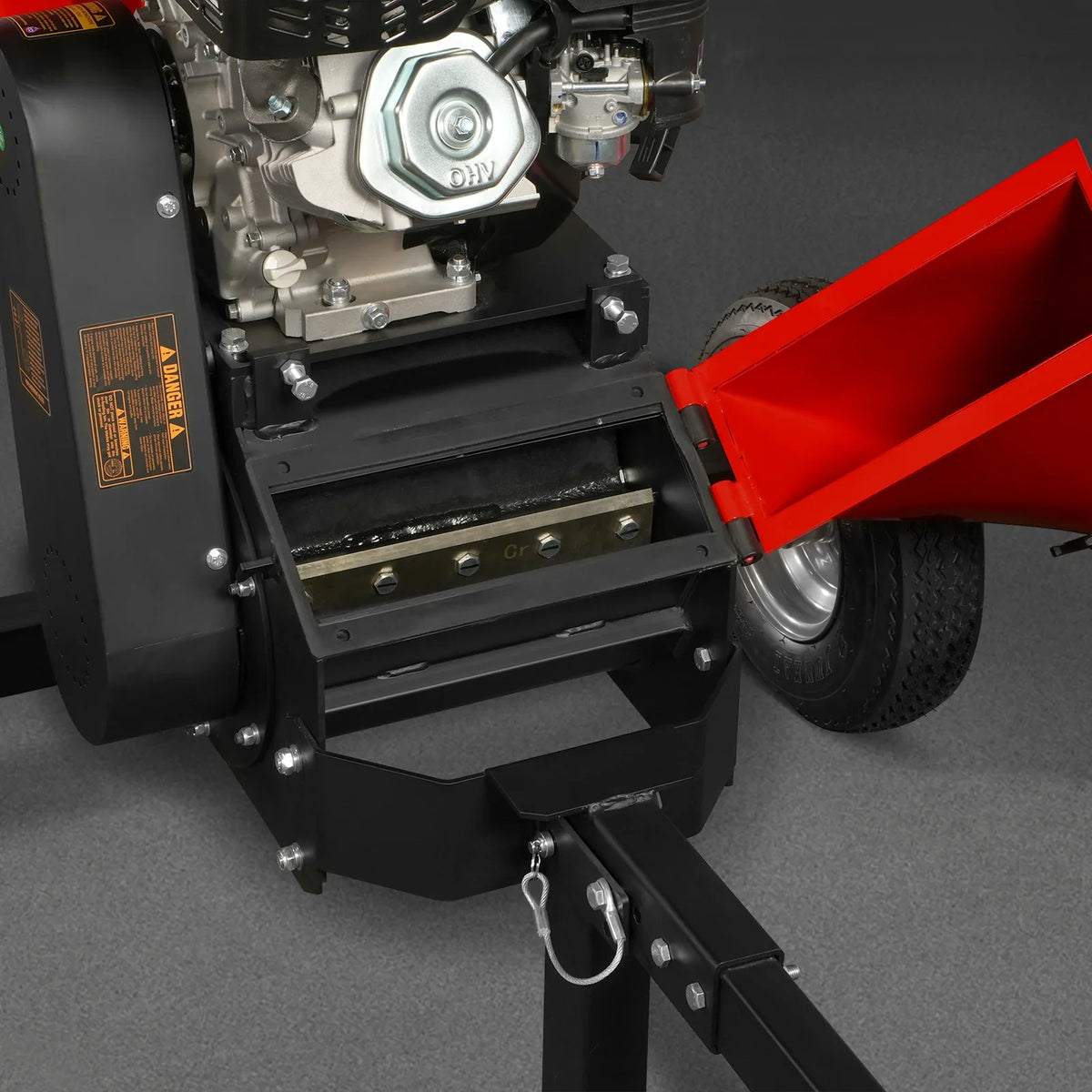 MechMaxx 5 inch E-start ZONSEN 459cc Gasoline Engine Powered Wood Chipper , GS1500