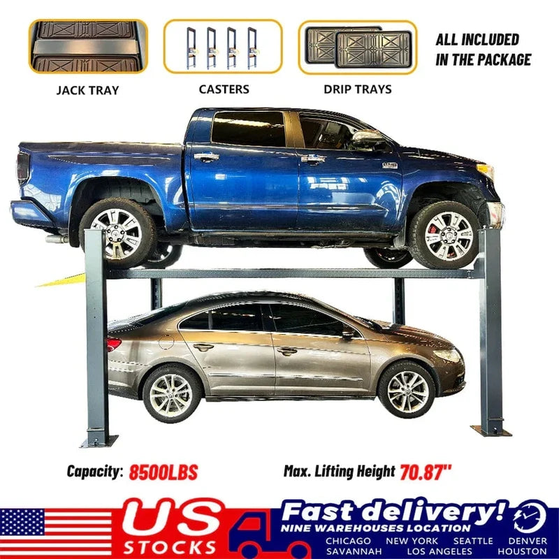 Katool 8,500 lb 4-Post Car Lift 4H850