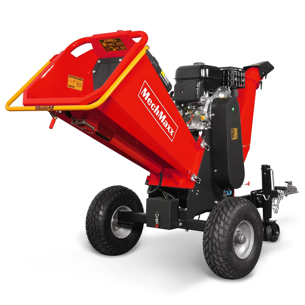 MechMaxx 6 inch E-start ZONSEN 420cc 13.4hp Gasoline Engine Powered Drum Wood Chipper , P4206