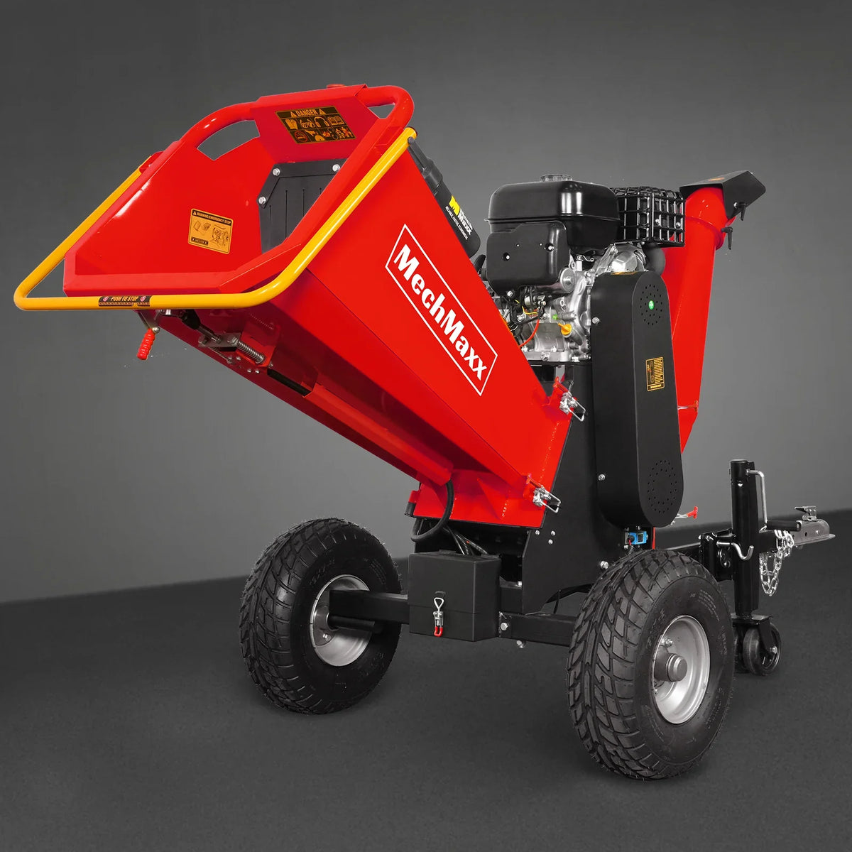 MechMaxx 6 inch E-start ZONSEN 420cc 13.4hp Gasoline Engine Powered Drum Wood Chipper , P4206