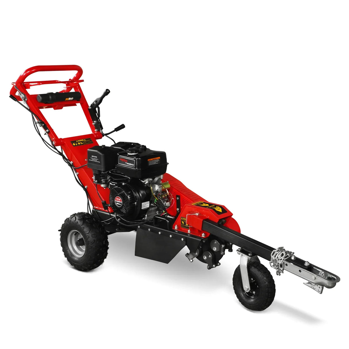 MechMaxx 15 inch 15HP 420cc DUCAR E-Start Stump Grinder with Tow Bar, SG380