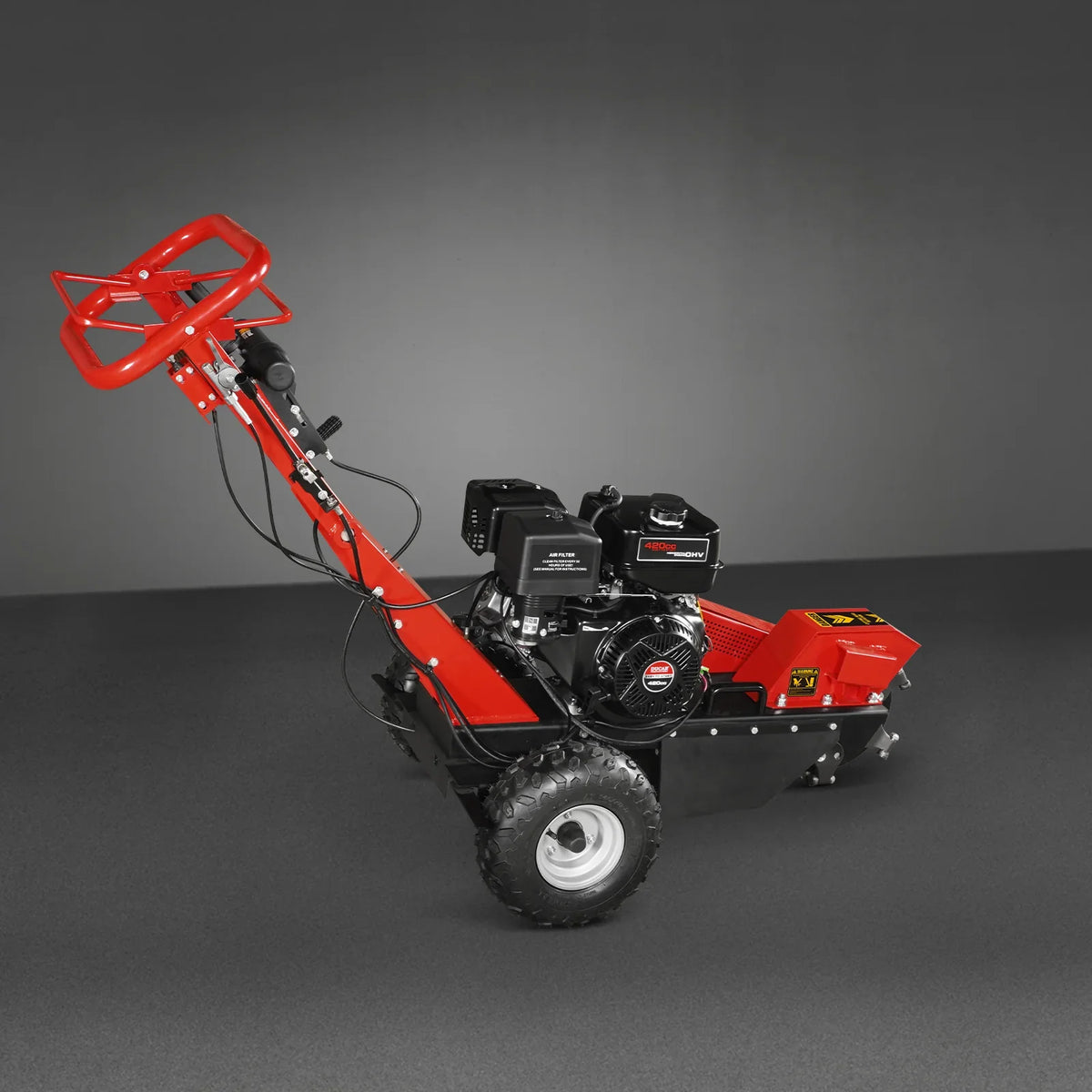 MechMaxx 15 inch 15HP 420cc DUCAR E-Start Stump Grinder with Tow Bar, SG380