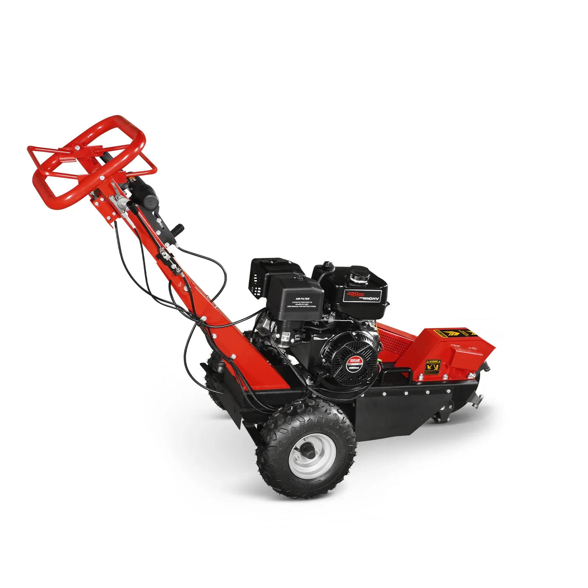 MechMaxx 15 inch 15HP 420cc DUCAR E-Start Stump Grinder with Tow Bar, SG380