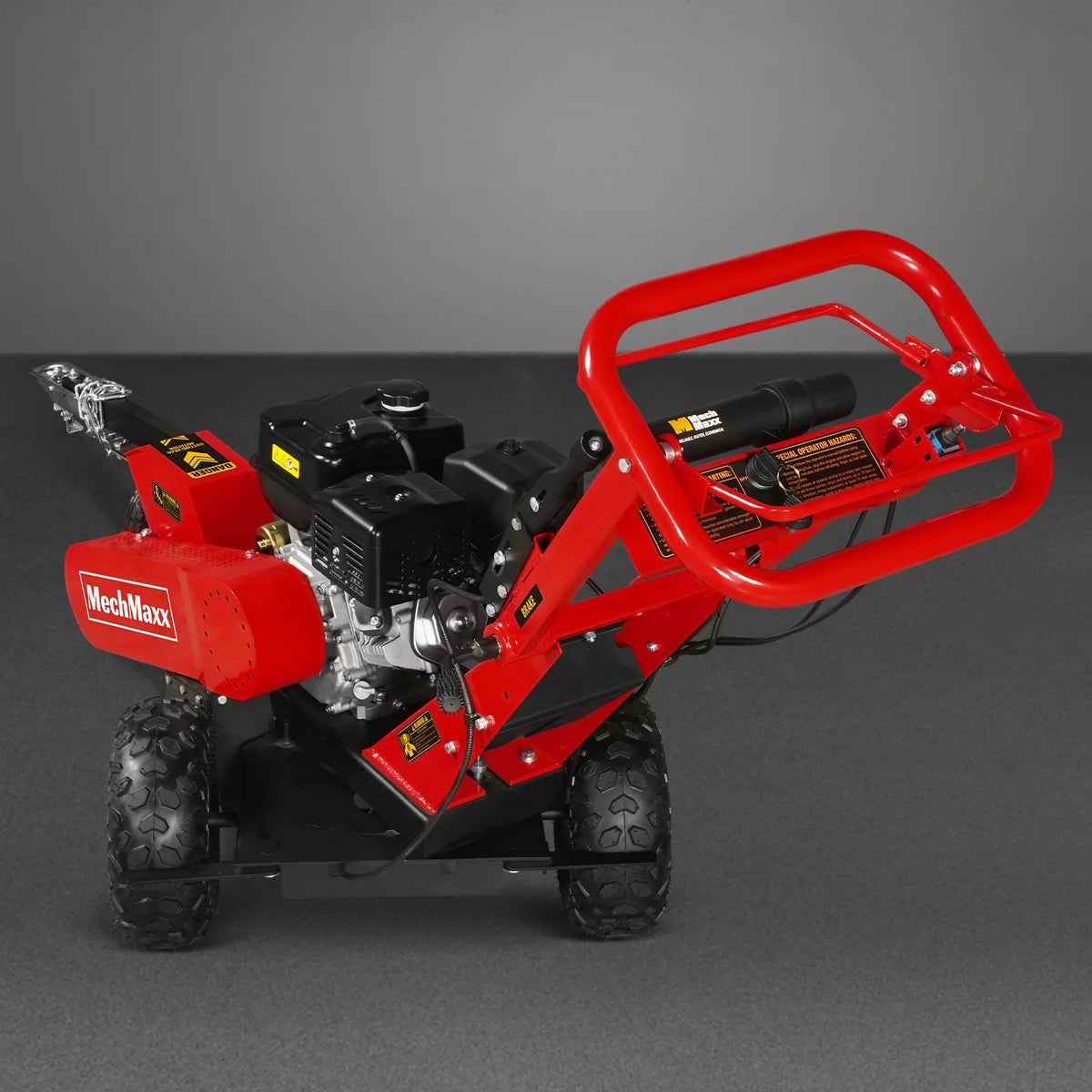 MechMaxx 15 inch 15HP 420cc DUCAR E-Start Stump Grinder with Tow Bar, SG380
