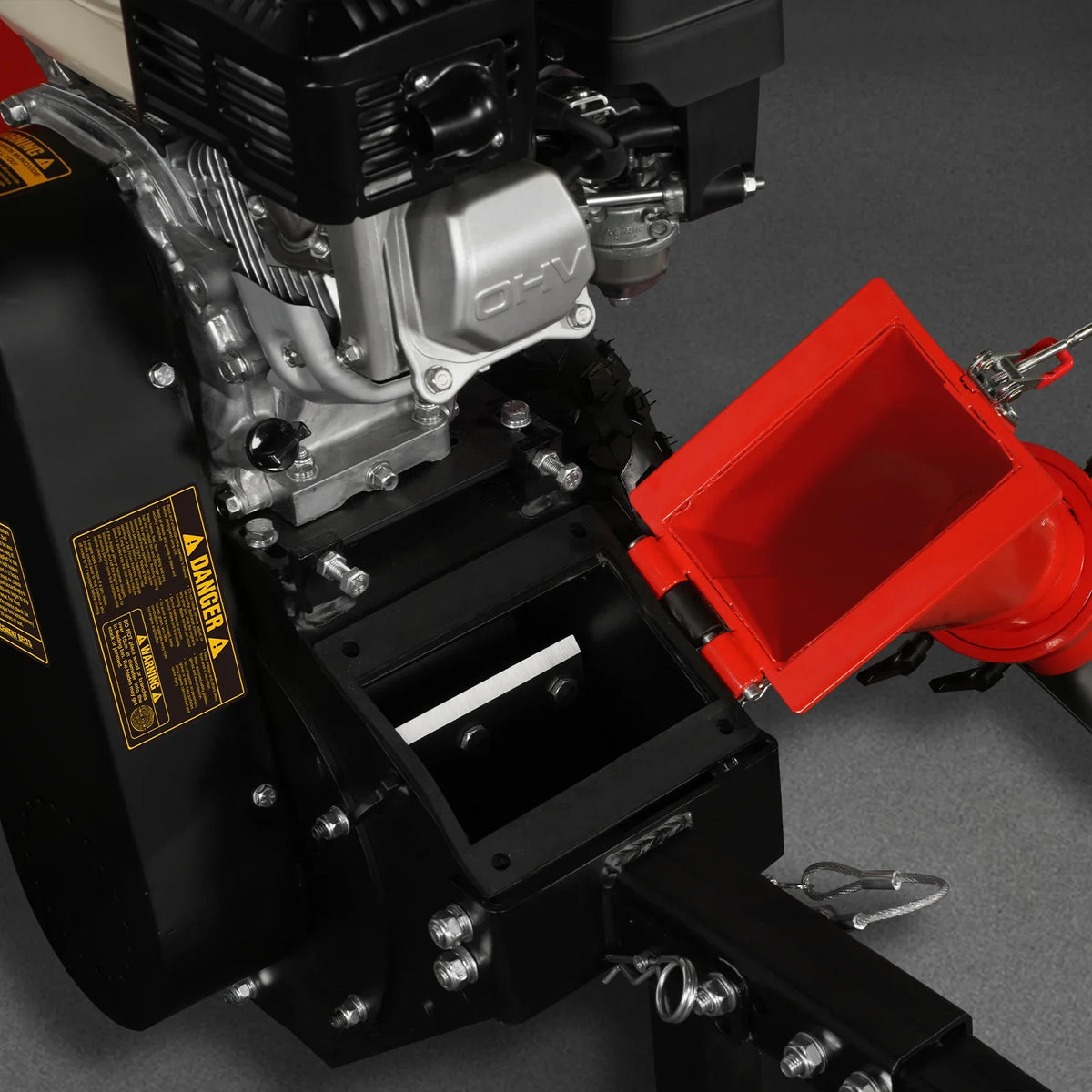 MechMaxx HONDA GX200 Gasoline Engine Powered 4 inch Wood Chipper, GS650