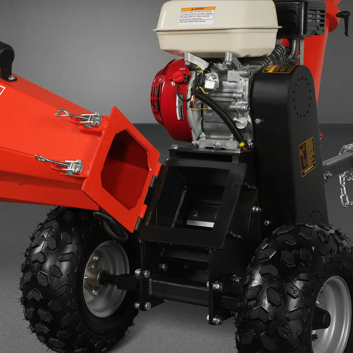 MechMaxx HONDA GX200 Gasoline Engine Powered 4 inch Wood Chipper, GS650