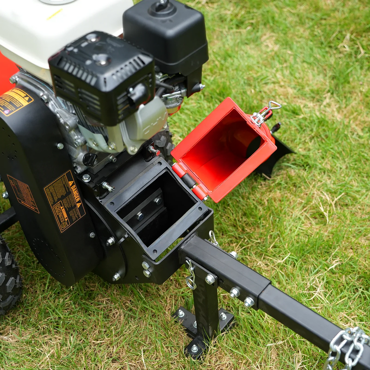 MechMaxx HONDA GX200 Gasoline Engine Powered 4 inch Wood Chipper, GS650