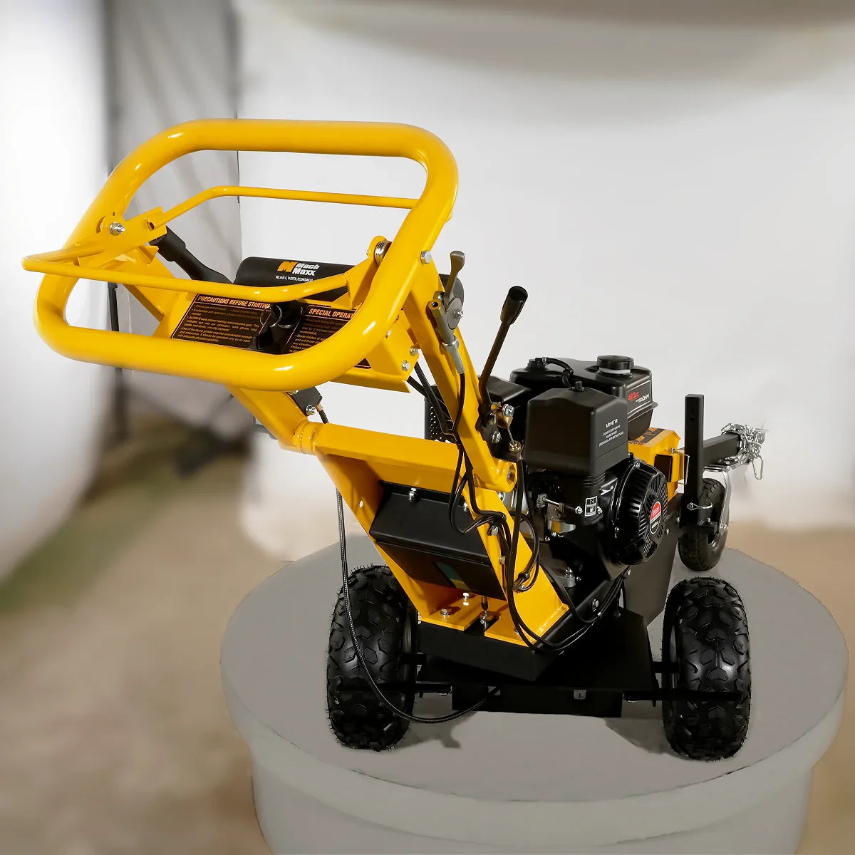 MechMaxx 15 inch 15HP 420cc DUCAR E-Start Stump Grinder with Tow Bar, SG380