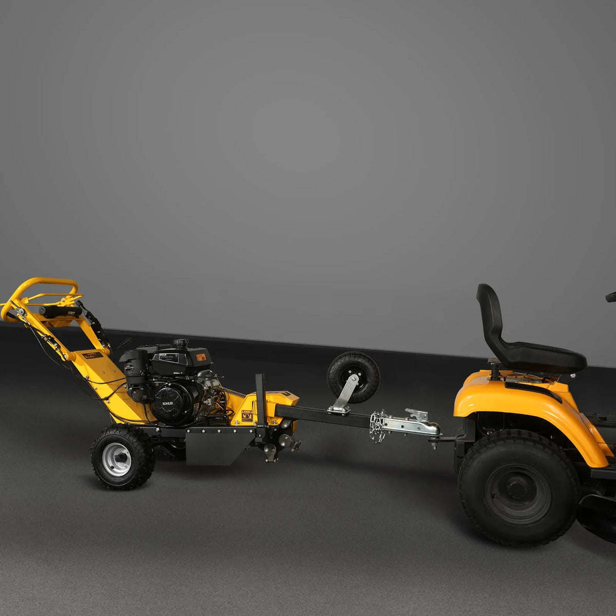 MechMaxx 15-inch 14hp 429cc KOHLER E-Start Stump Grinder with Tow Bar, SG380