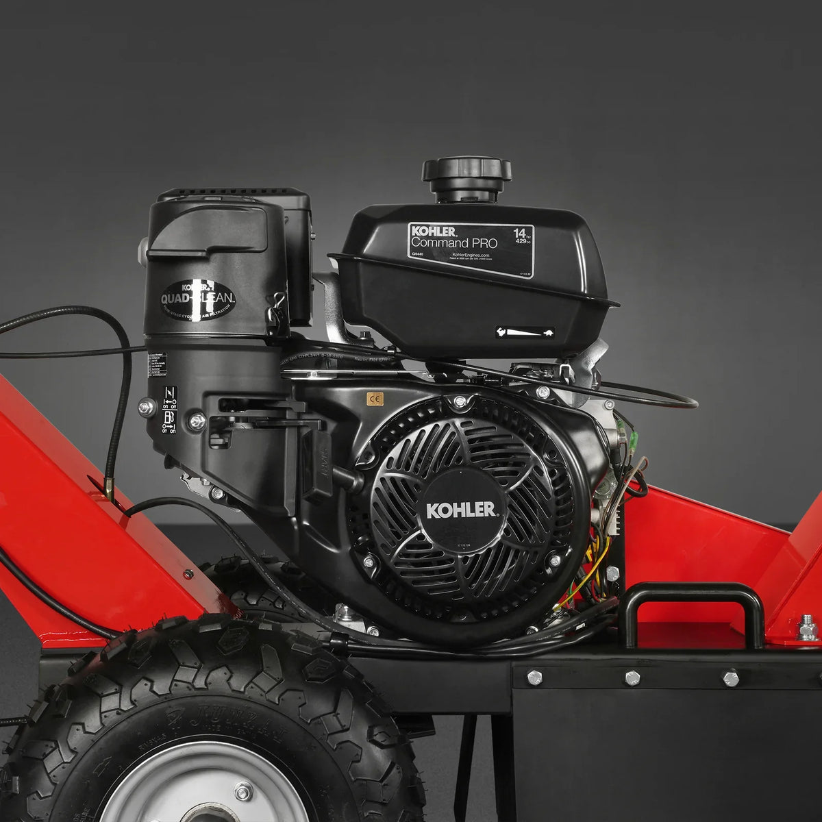 MechMaxx 15-inch 14hp 429cc KOHLER E-Start Stump Grinder with Tow Bar, SG380