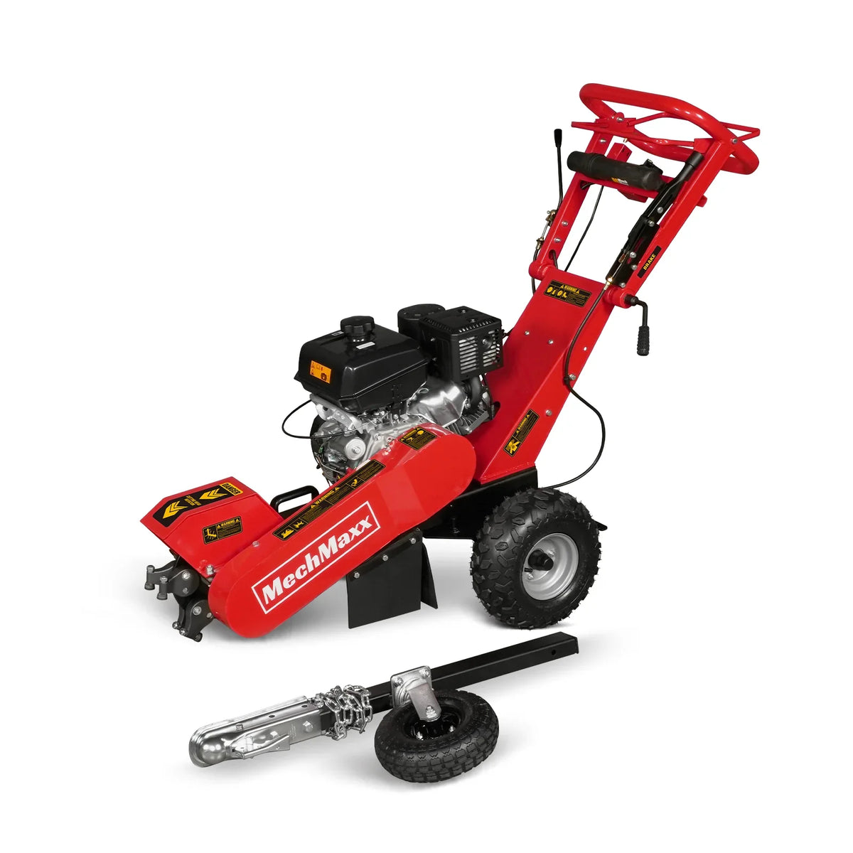 MechMaxx 15-inch 14hp 429cc KOHLER E-Start Stump Grinder with Tow Bar, SG380