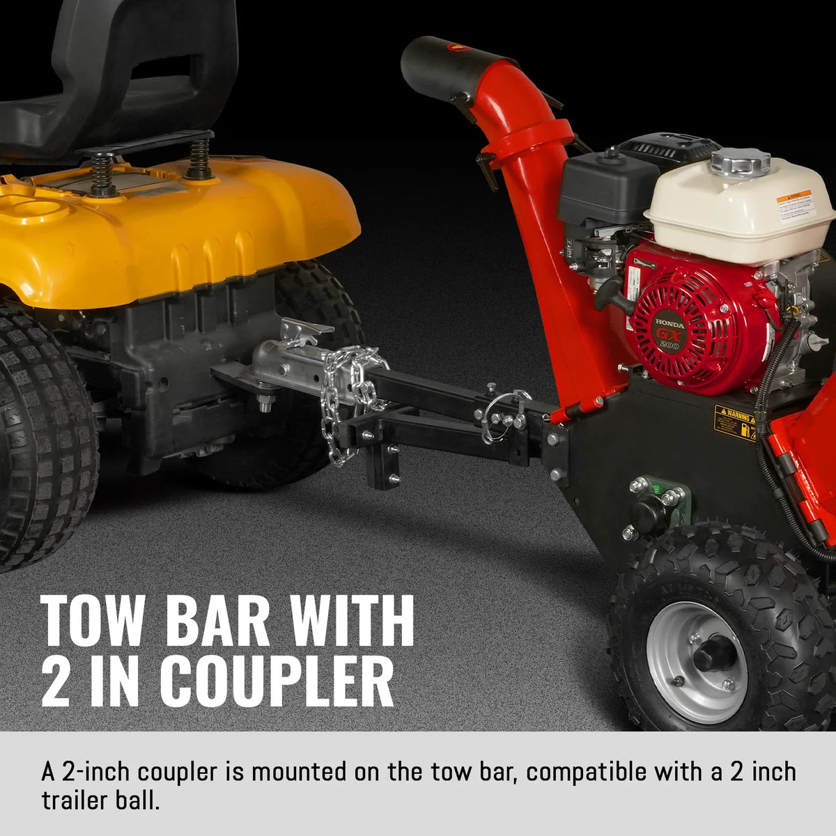 MechMaxx HONDA GX200 Gasoline Engine Powered 4 inch Wood Chipper, GS650