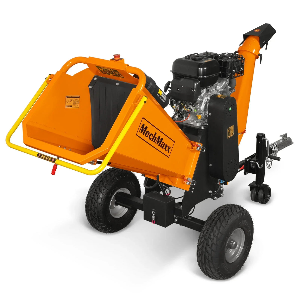 MechMaxx 6 inch E-start ZONSEN 420cc 13.4hp Gasoline Engine Powered Drum Wood Chipper , P4206