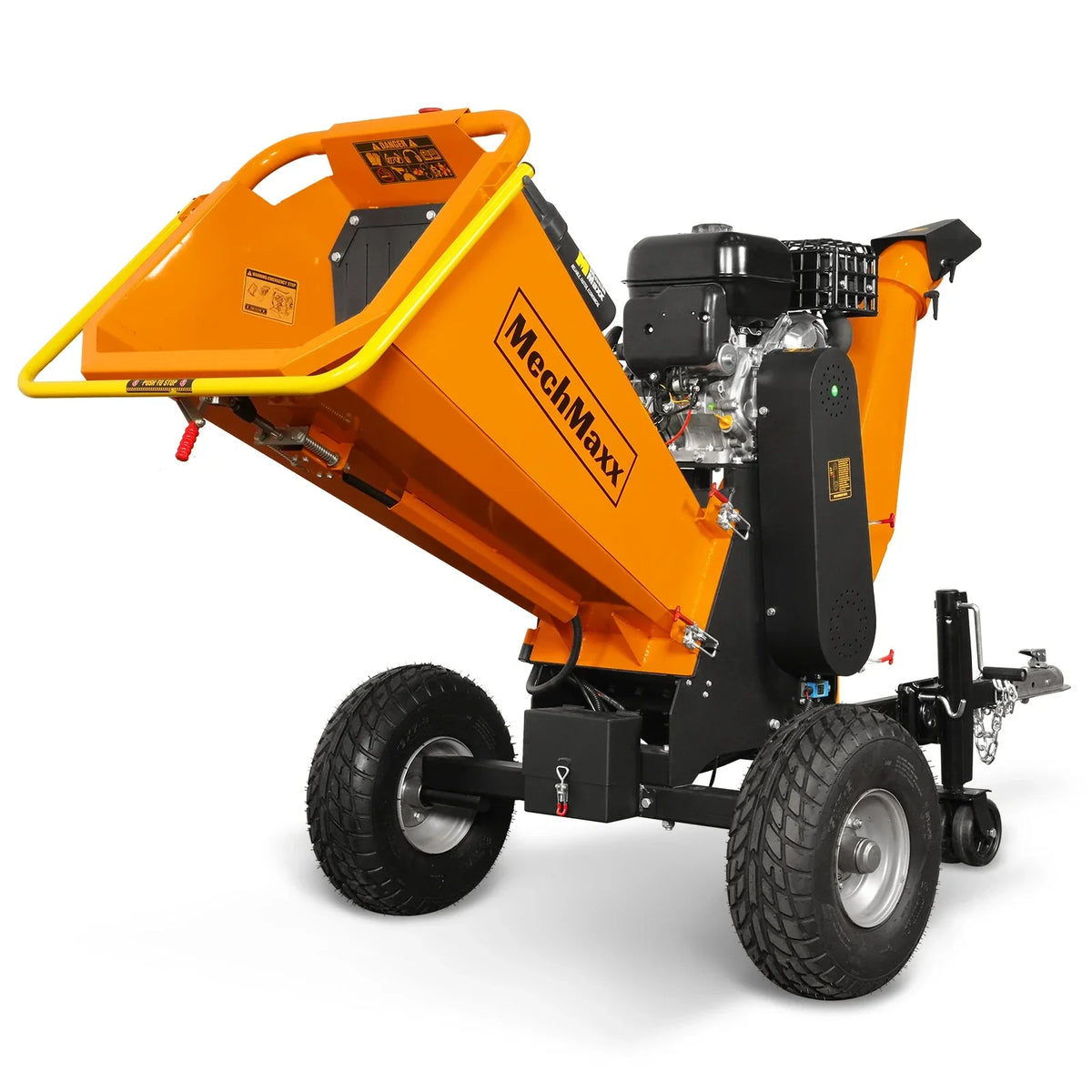 MechMaxx 6 inch E-start ZONSEN 420cc 13.4hp Gasoline Engine Powered Drum Wood Chipper , P4206