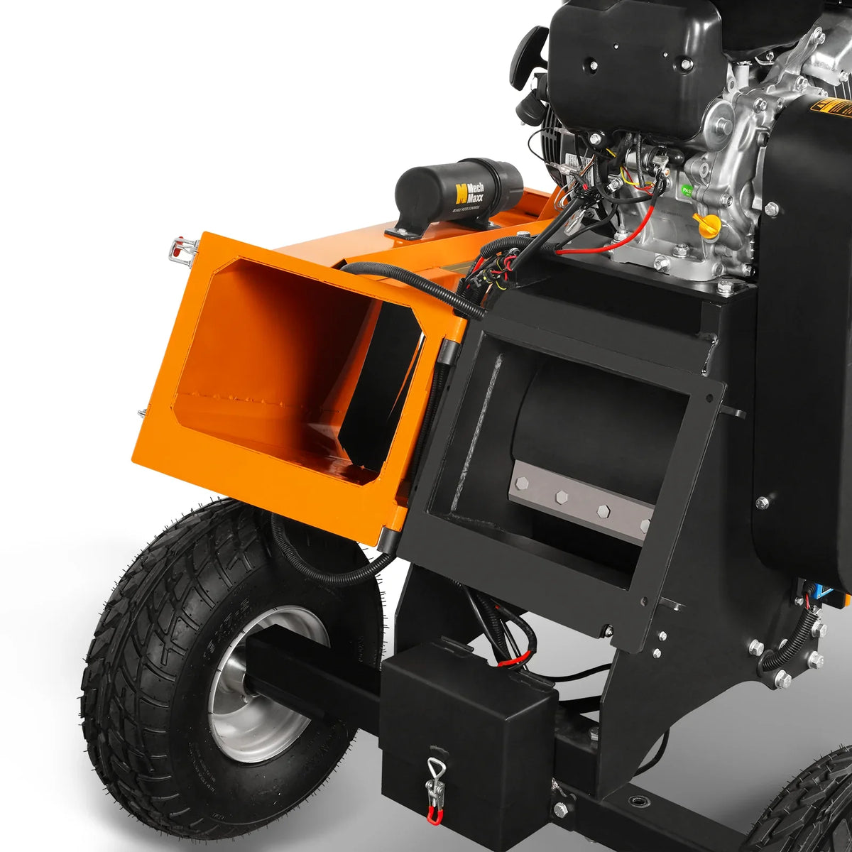 MechMaxx 6 inch E-start ZONSEN 420cc 13.4hp Gasoline Engine Powered Drum Wood Chipper , P4206