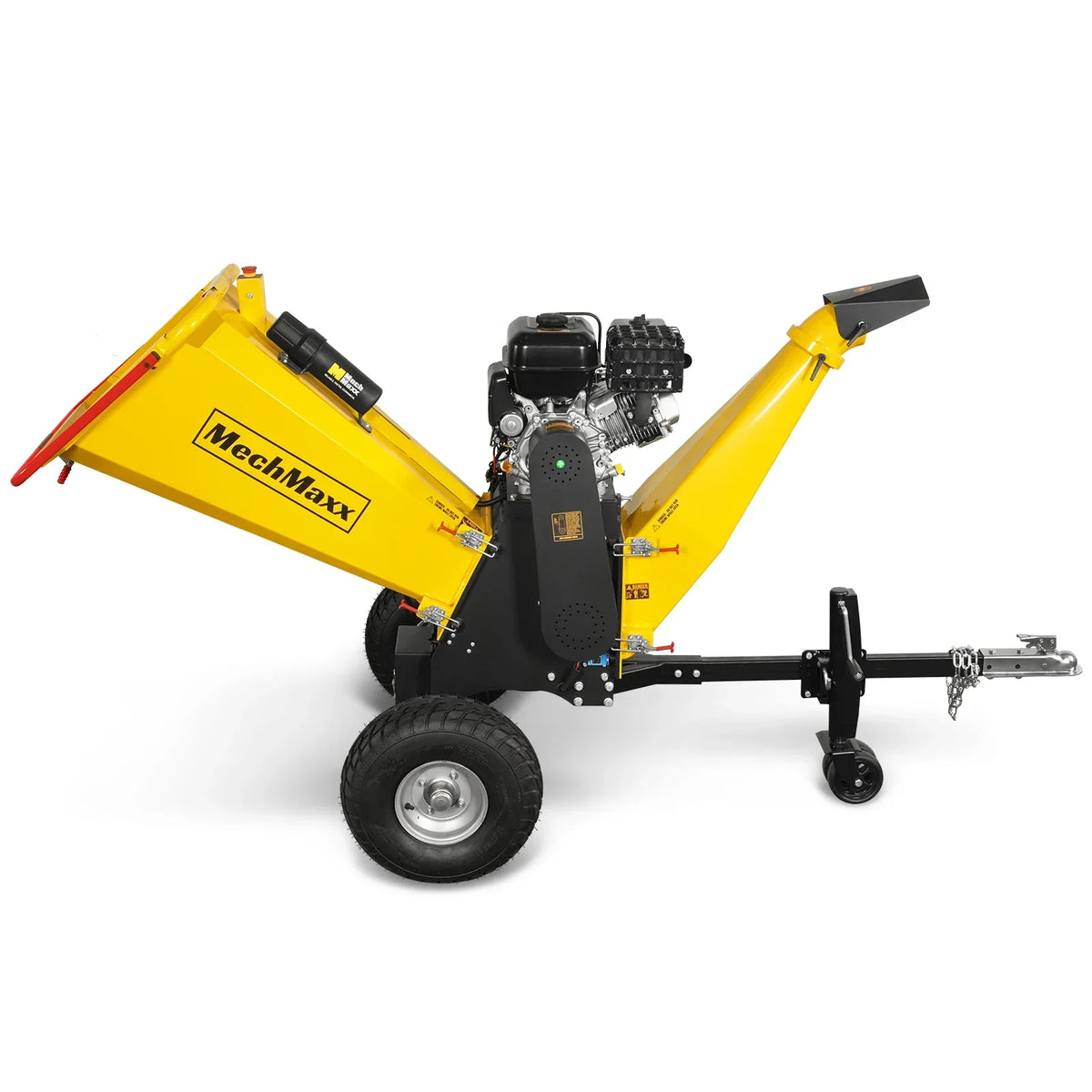 MechMaxx 6 inch E-start ZONSEN 459cc 15hp Gasoline Engine Powered Drum Wood Chipper, P4206