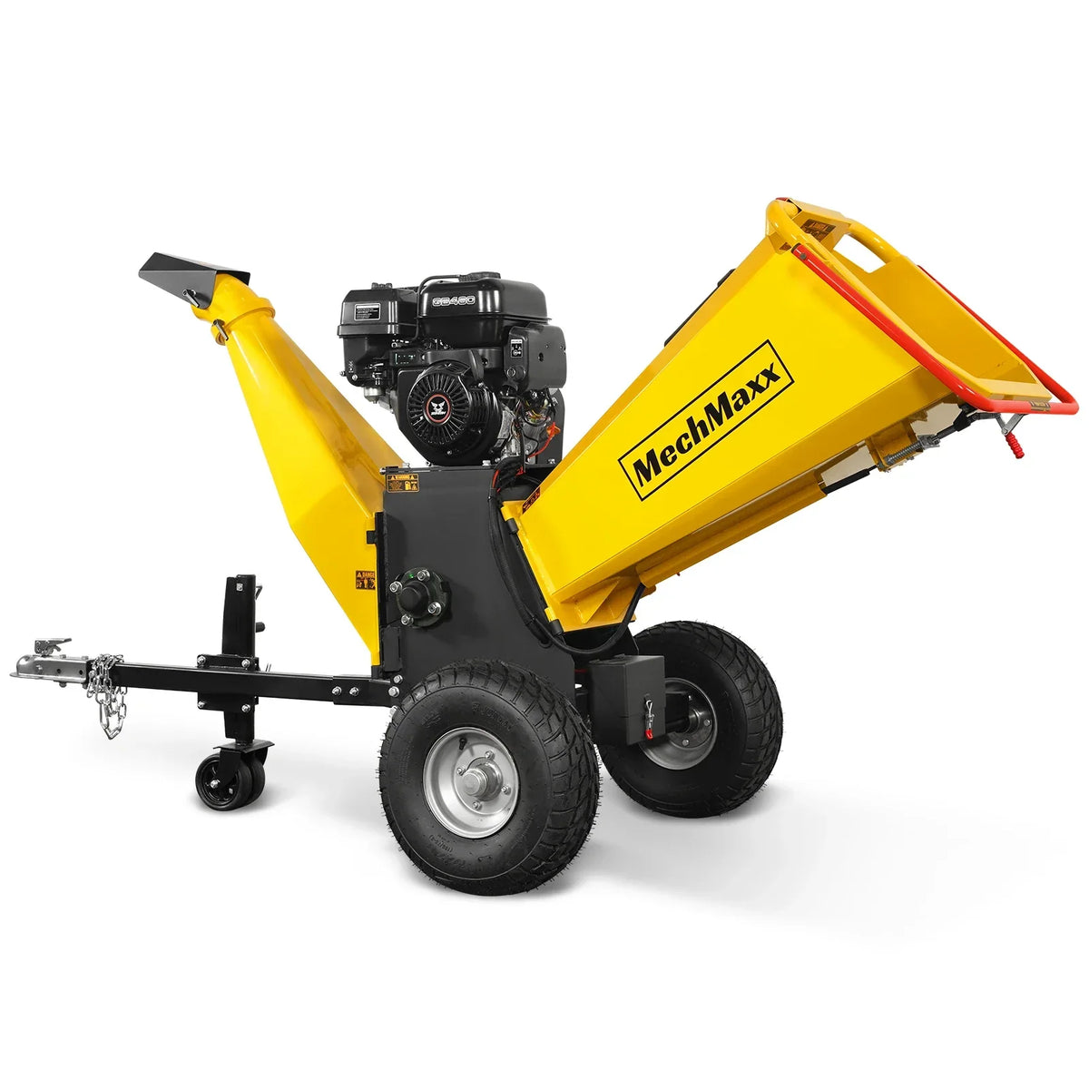 MechMaxx 6 inch E-start ZONSEN 459cc 15hp Gasoline Engine Powered Drum Wood Chipper, P4206