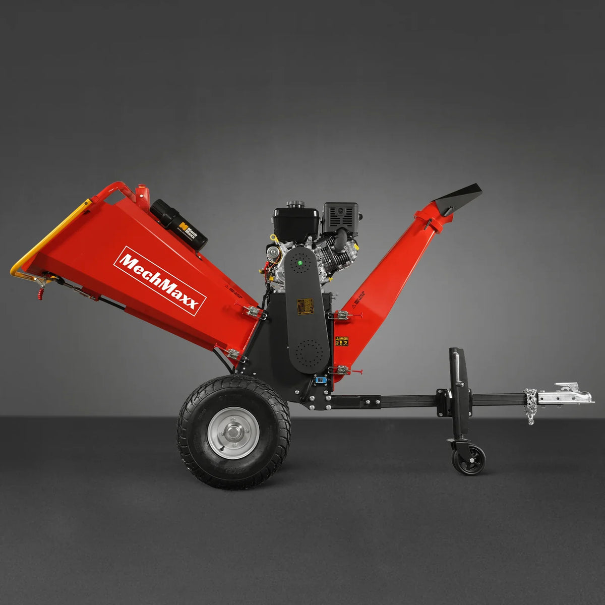 MechMaxx 6 inch E-start B&S VANGUARD 408cc 14hp Gasoline Engine Powered Drum Wood Chipper , P4206