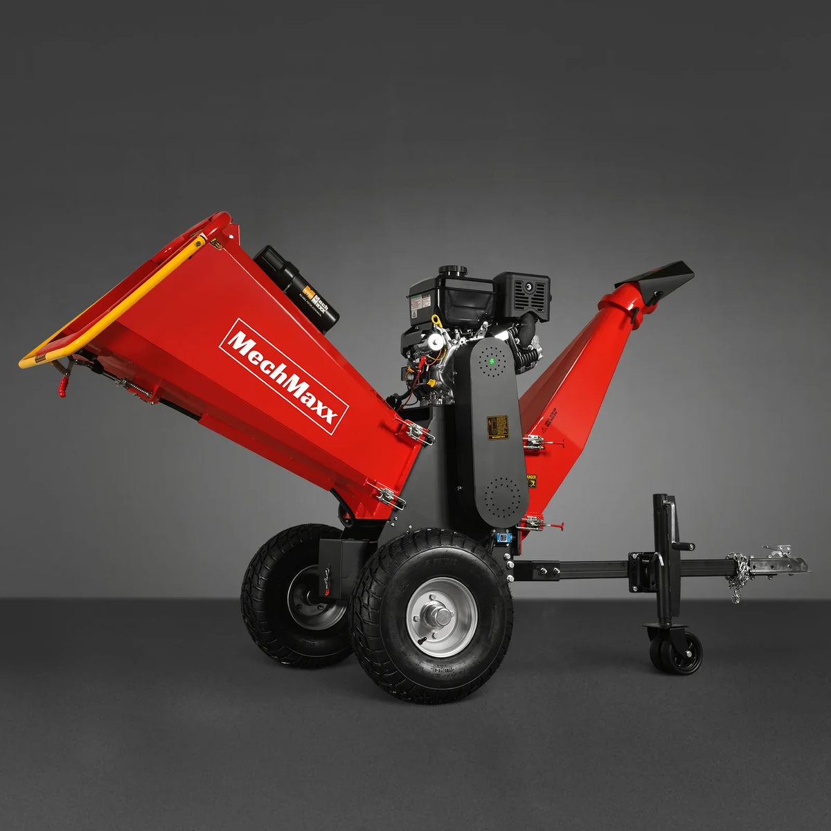 MechMaxx 6 inch E-start B&S VANGUARD 408cc 14hp Gasoline Engine Powered Drum Wood Chipper , P4206