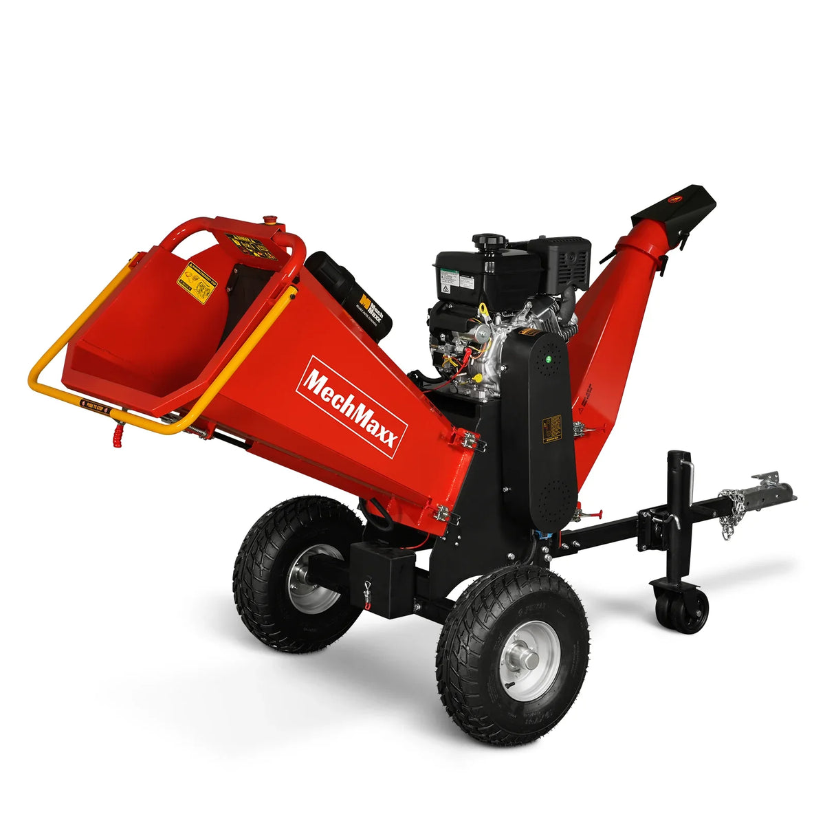 MechMaxx 6 inch E-start B&S VANGUARD 408cc 14hp Gasoline Engine Powered Drum Wood Chipper , P4206