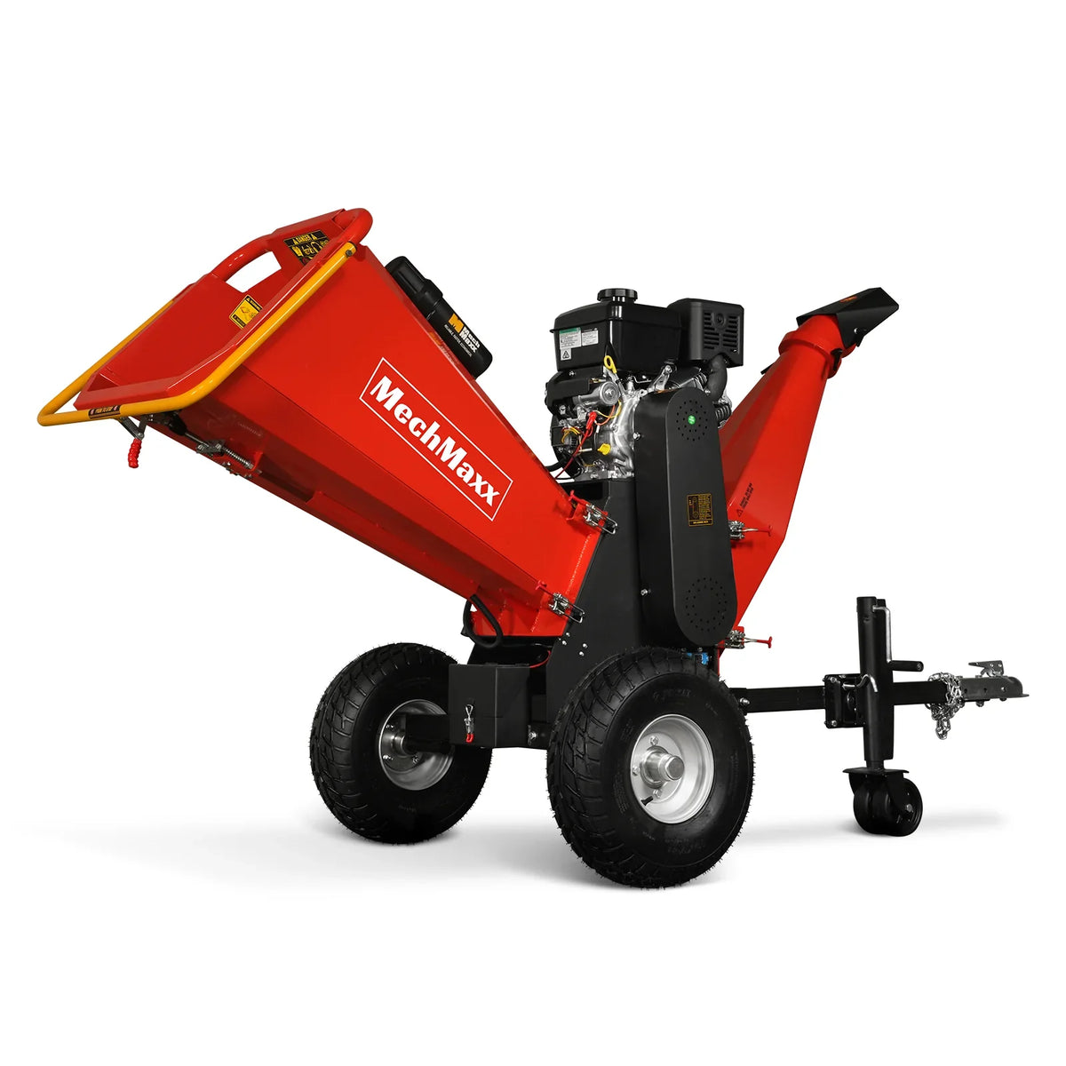 MechMaxx 6 inch E-start B&S VANGUARD 408cc 14hp Gasoline Engine Powered Drum Wood Chipper , P4206