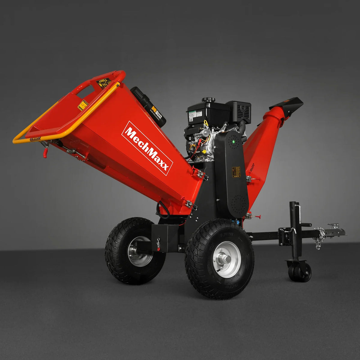 MechMaxx 6 inch E-start B&S VANGUARD 408cc 14hp Gasoline Engine Powered Drum Wood Chipper , P4206