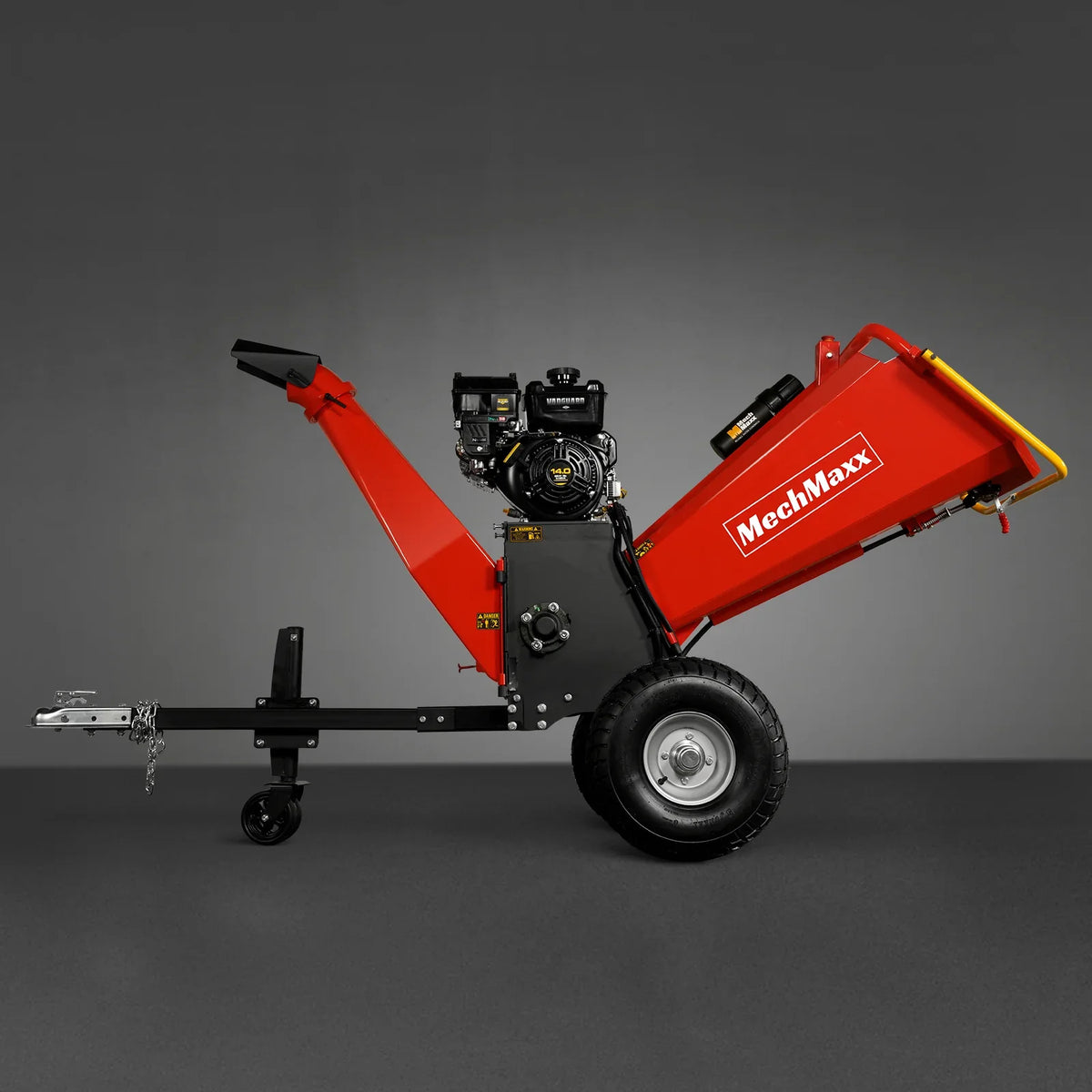 MechMaxx 6 inch E-start B&S VANGUARD 408cc 14hp Gasoline Engine Powered Drum Wood Chipper , P4206