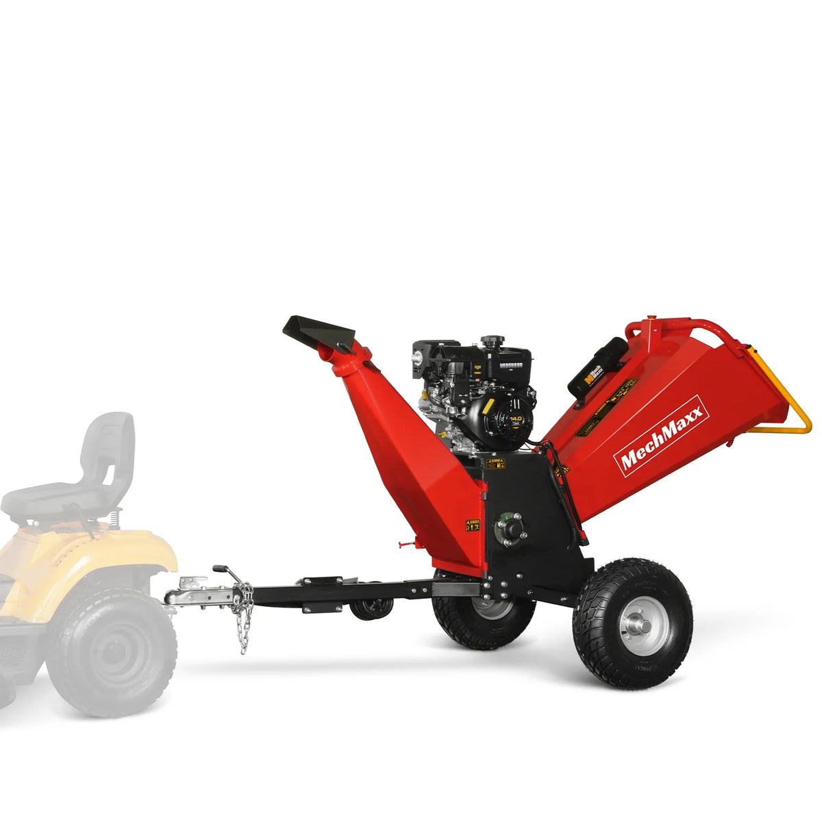 MechMaxx 6 inch E-start B&S VANGUARD 408cc 14hp Gasoline Engine Powered Drum Wood Chipper , P4206
