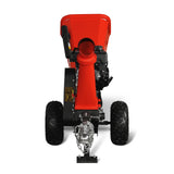 MechMaxx 4 inch DUCAR 212cc 7hp Gas Engine Powered Wood Chipper with Towbar,  GS650