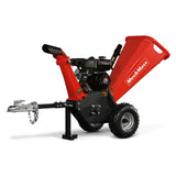 MechMaxx 4 inch DUCAR 212cc 7hp Gas Engine Powered Wood Chipper with Towbar,  GS650