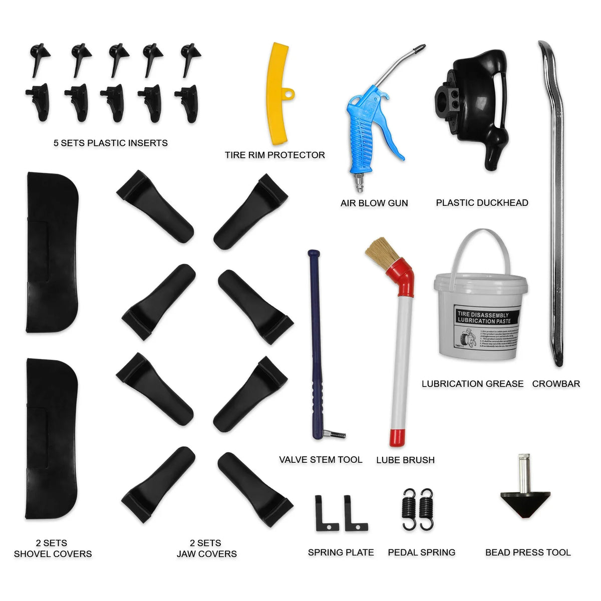 MechMaxx 24" Rim Assist Arm Tire Changer Swing Arm Wheel Changer with Bead Blaster,  TC9661