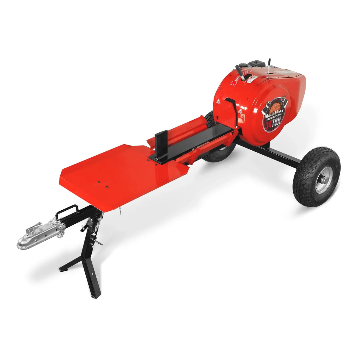 MechMaxx 34 Ton Kinetic Fast Log Splitter,  7 HP Ducar Gasoline Engine,  28" Log Diameter Capacity,  3-Sec Cycle Time,  KT34