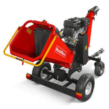 MechMaxx 6 inch ZONSEN E-Start 459cc 15hp Gas Powered 4 - Wheel Drum Wood Chipper with Taillight ,  B150