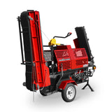 MechMaxx Honda GX390 Engine Firewood Log Splitter Processor with Conveyor,  20ton Splitting Force 24" x 15" Log Capacity,  18" Chainsaw,  HLS20