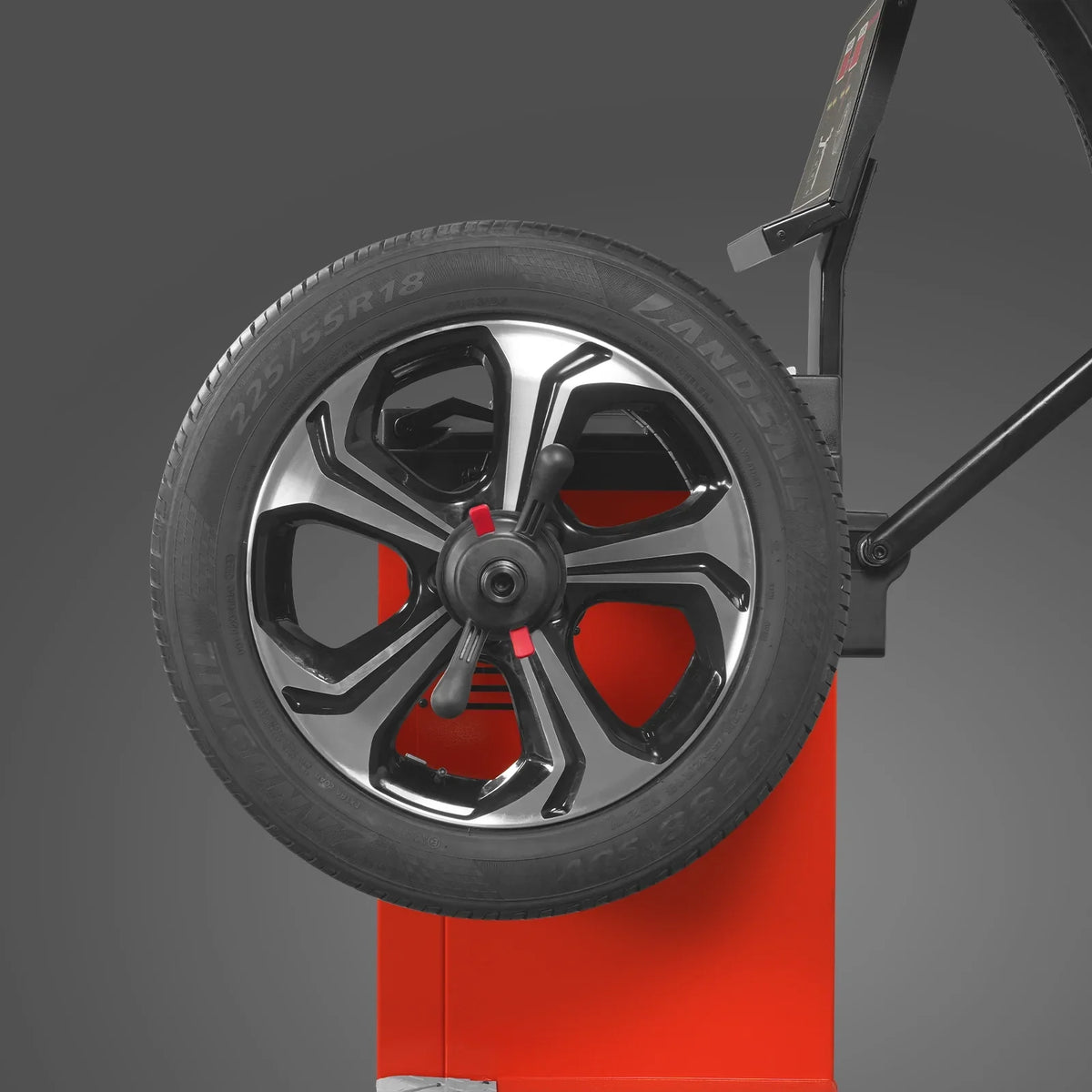 MechMaxx 10-24" Rim Wheel Balancer Car Tire Balancing Machine 40 mm Shaft with Foot Pedal Brake,  Laser Guided and LED Illuminator,  WB857
