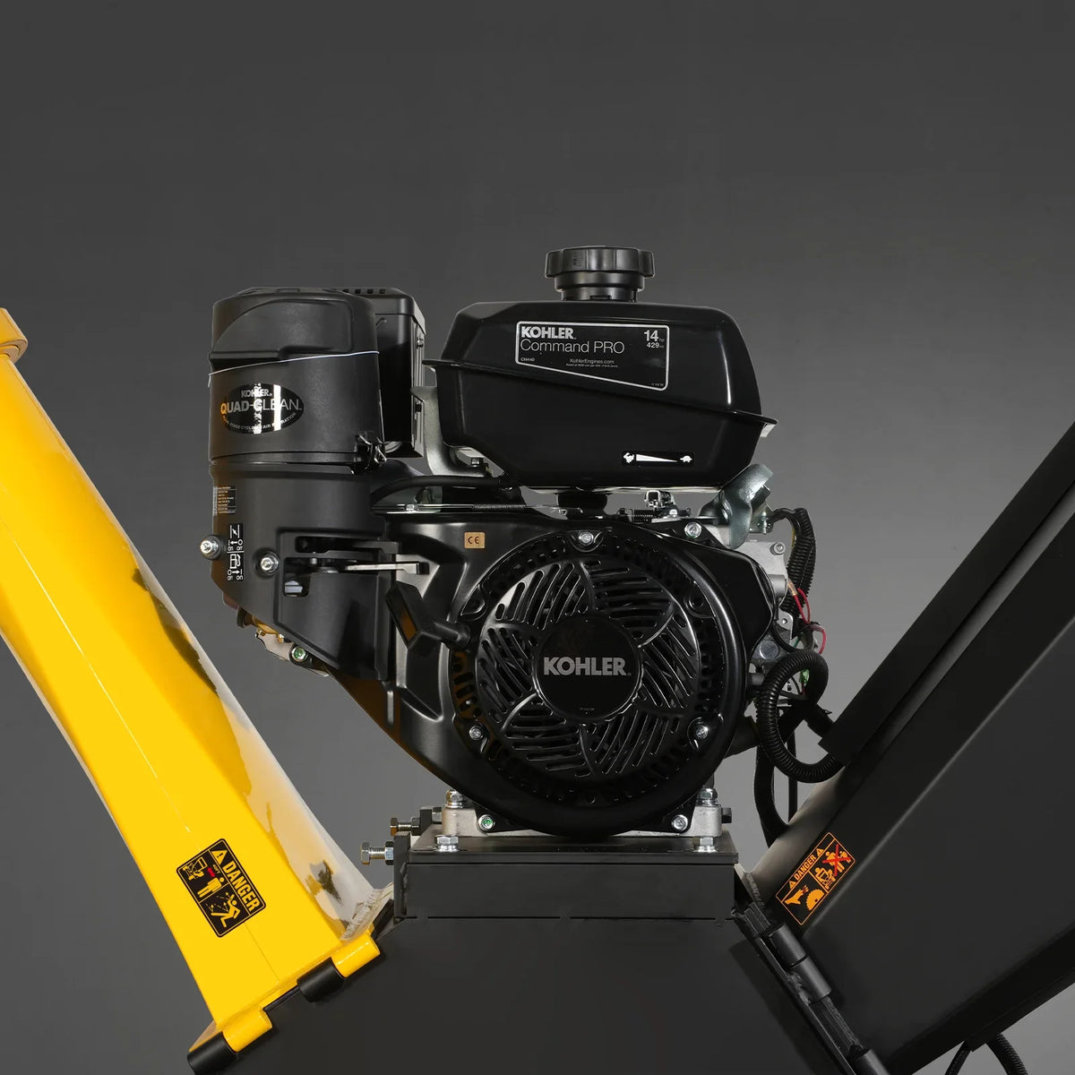 MechMaxx 5 inch E-start KOHLER 429cc Gasoline Engine Powered Wood Chipper,  GS1500