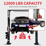 Katool 12,000 lb 2-Post Car Lift AM120SD