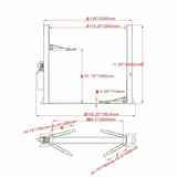 Katool 10,000 lb 2-Post Car Lift H105