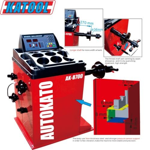 Katool T810 Tire Changer and B700 Wheel Balancer Combo