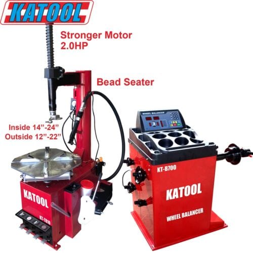 Katool T810 Tire Changer and B700 Wheel Balancer Combo