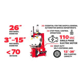 Katool Wheel-Clamp Tire Changer T830