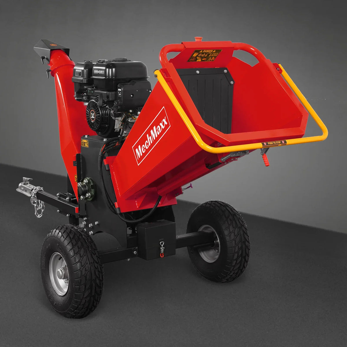 MechMaxx 6 inch E-start ZONSEN 420cc 13.4hp Gasoline Engine Powered Drum Wood Chipper ,  P4206