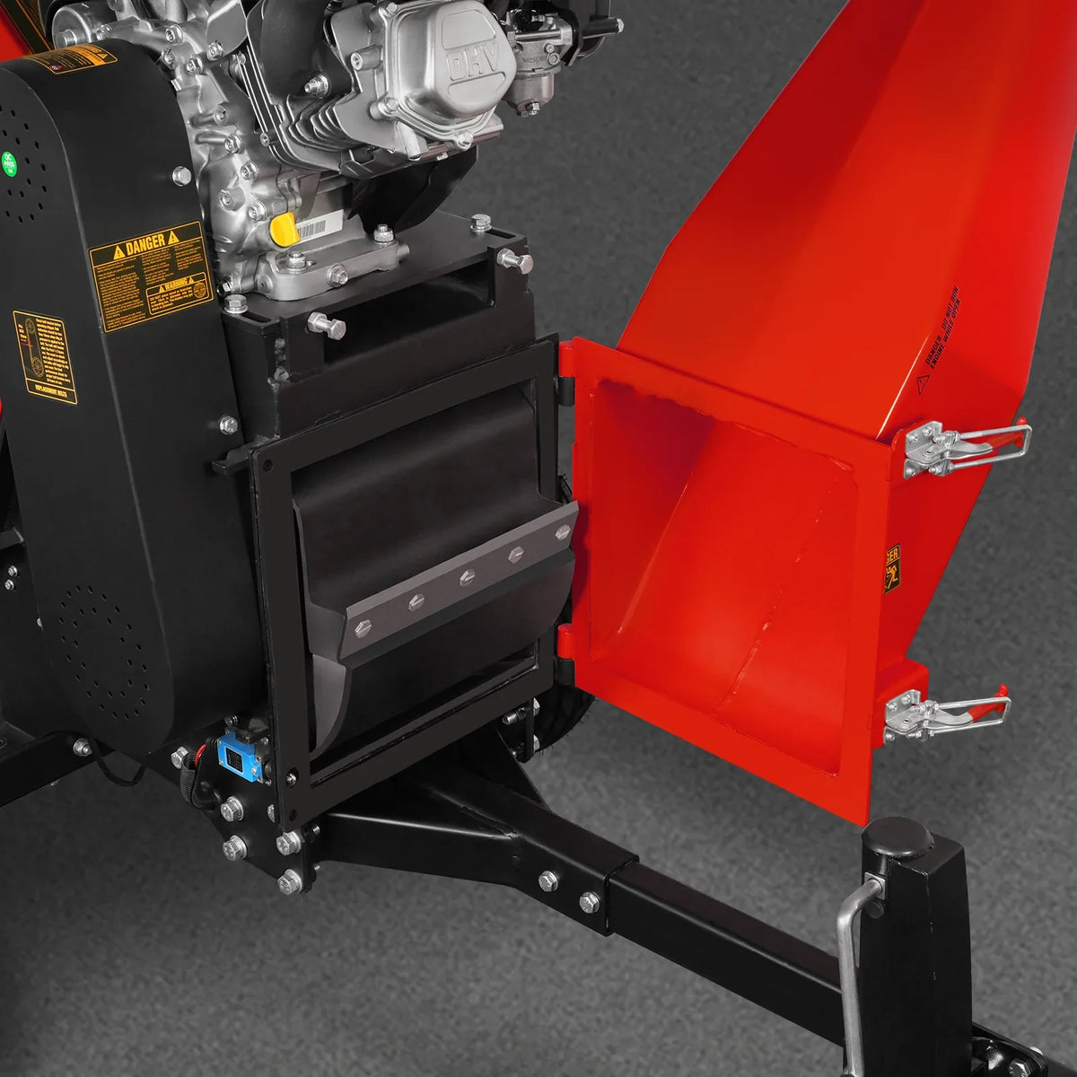 MechMaxx 6 inch E-start ZONSEN 420cc 13.4hp Gasoline Engine Powered Drum Wood Chipper ,  P4206