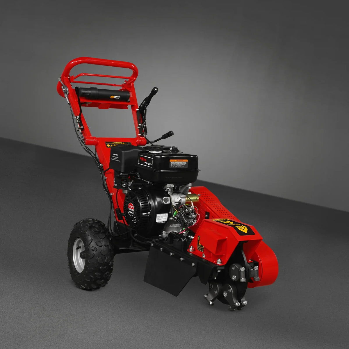 MechMaxx 15 inch 15HP 420cc DUCAR E-Start Stump Grinder with Tow Bar,  SG380