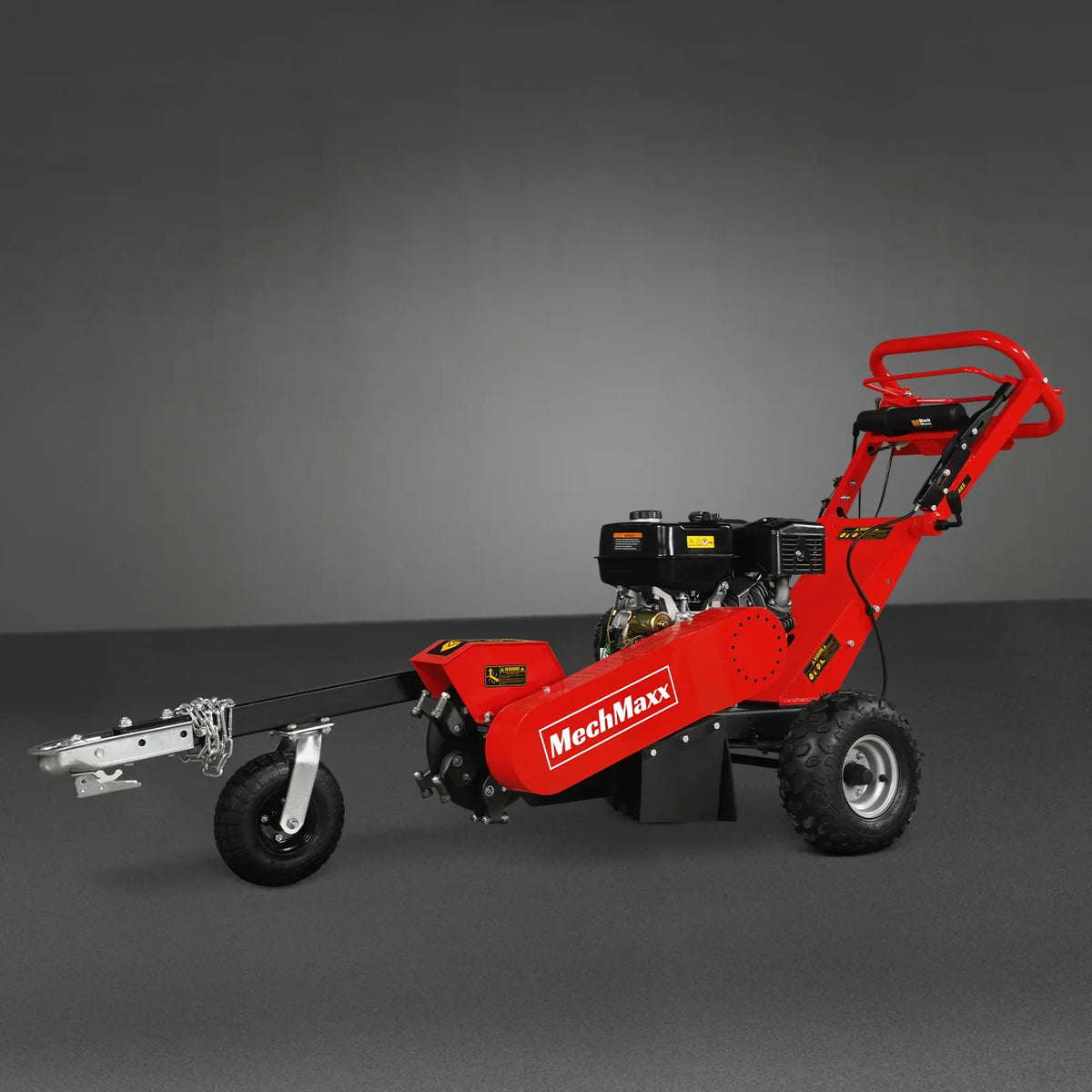 MechMaxx 15 inch 15HP 420cc DUCAR E-Start Stump Grinder with Tow Bar,  SG380