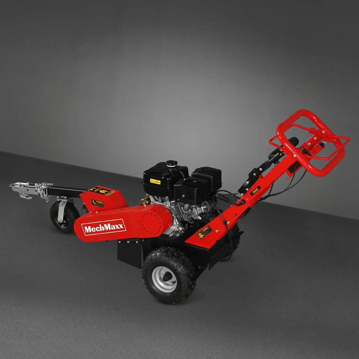 MechMaxx 15 inch 15HP 420cc DUCAR E-Start Stump Grinder with Tow Bar,  SG380
