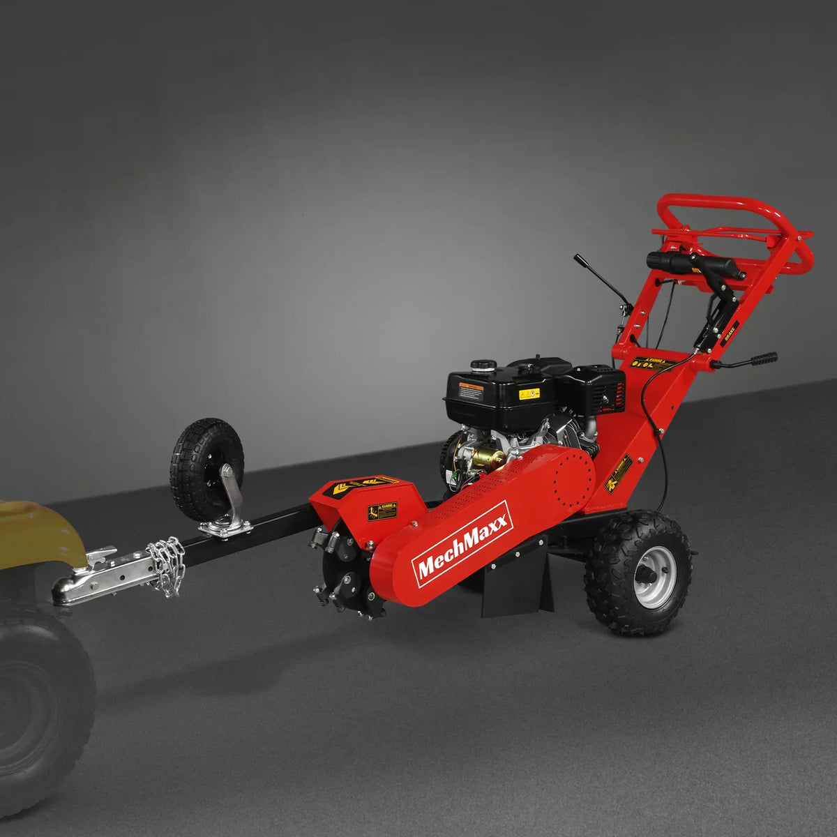 MechMaxx 15 inch 15HP 420cc DUCAR E-Start Stump Grinder with Tow Bar,  SG380